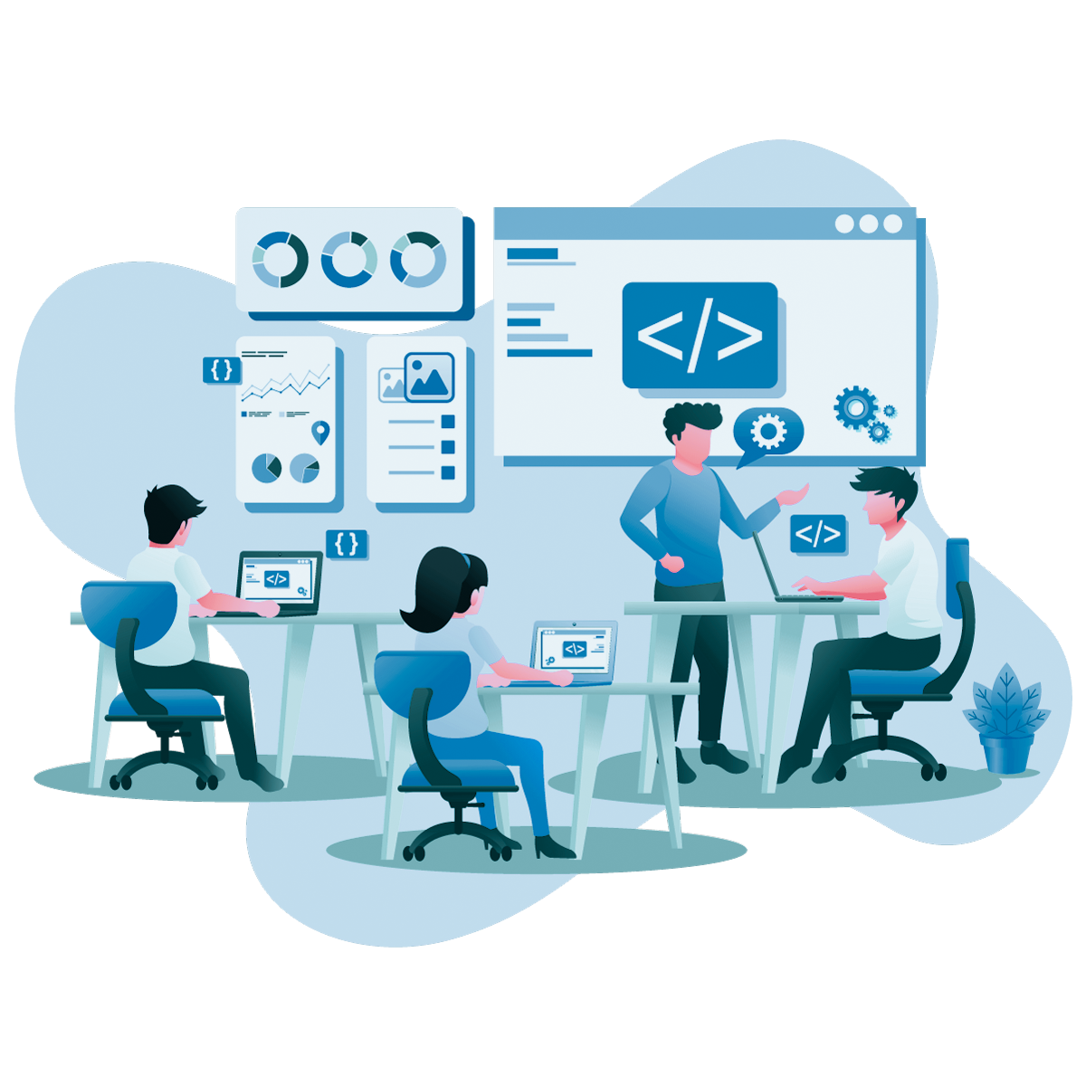 IT Team Illustration